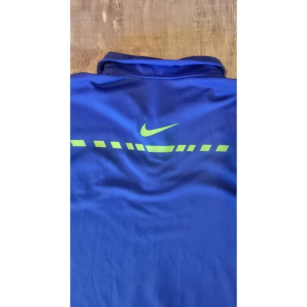 Nike Golf Performance Dri Fit Mens Large Borg Warner Cup Embroidered Polo Shirt